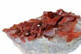 Natural, Red Quartz Crystal Cluster - Morocco #181571-3